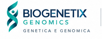 Logo BIOGENETIX GENOMICS verde acqua